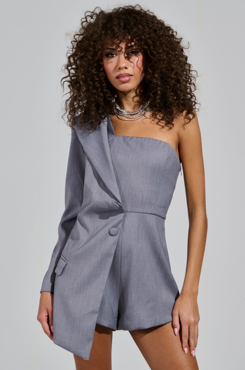 OUT OF OFFICE BLAZER ROMPER