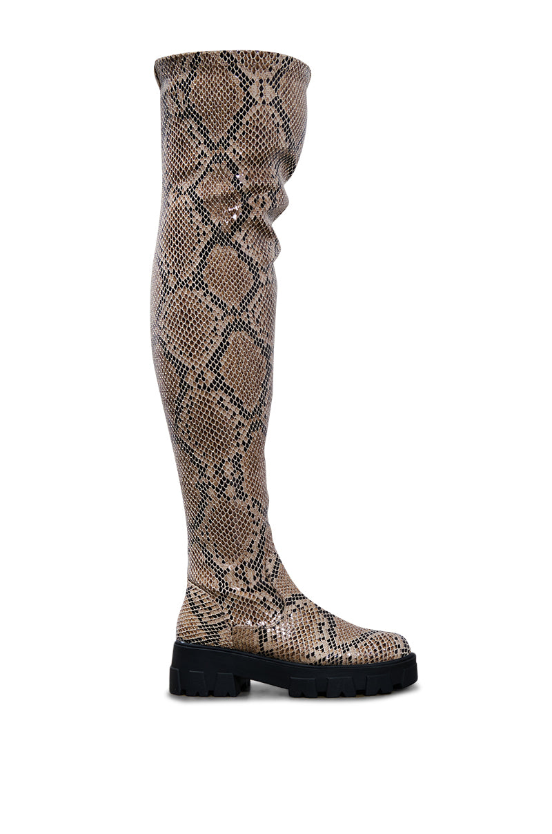 AZALEA WANG ALORA SNAKE BOOT