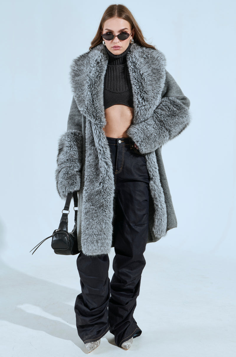 RICH FLEX LONG CARDIGAN