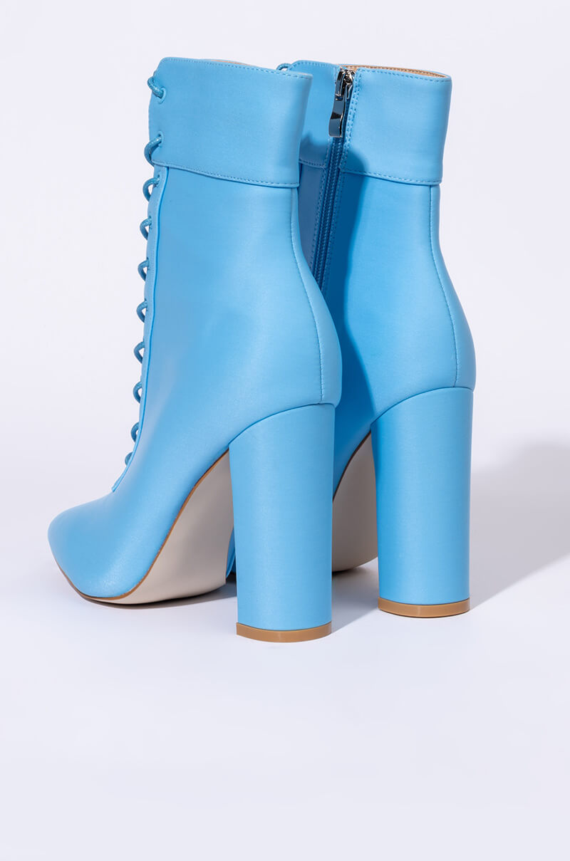 AZALEA WANG ALL FOR YOU CHUNKY BOOTIE IN BLUE