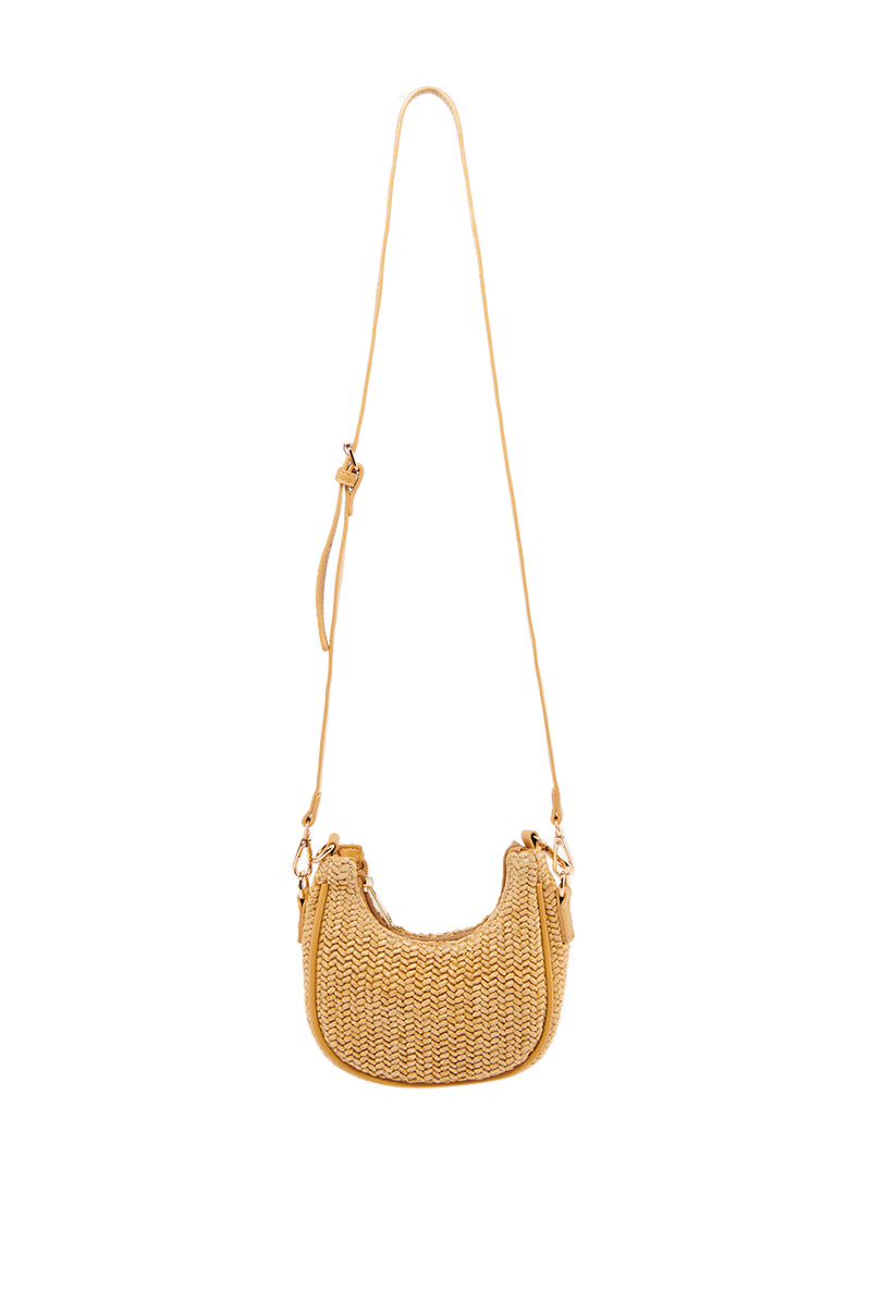 POPPY RAFFIA MINI BAG