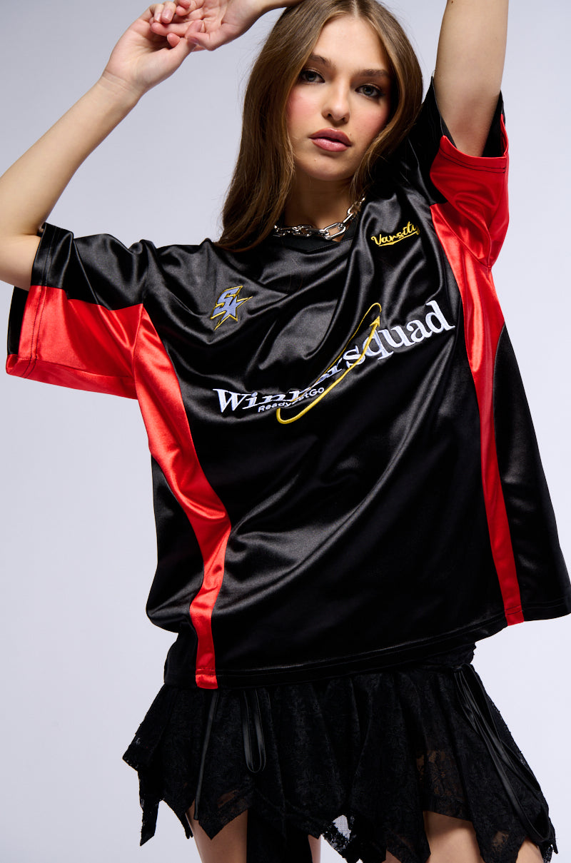 WINNER SQUAD VARSITY JERSEY IN BLACK