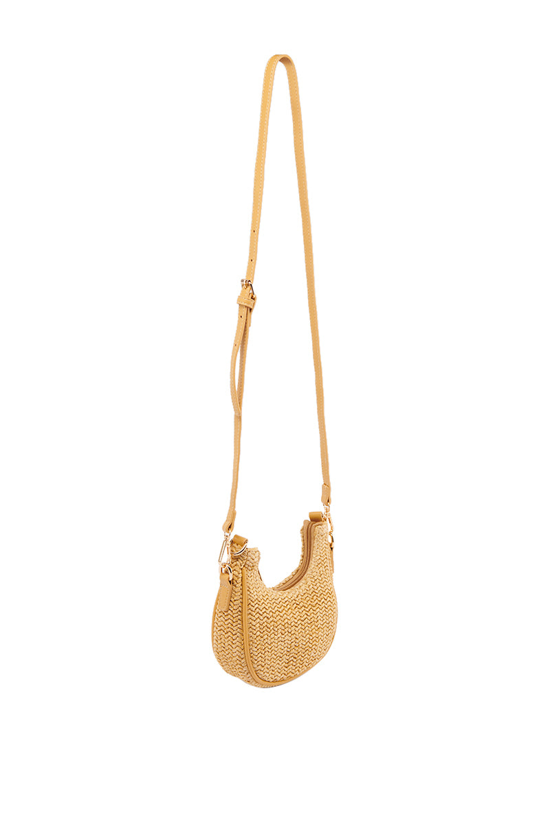 POPPY RAFFIA MINI BAG