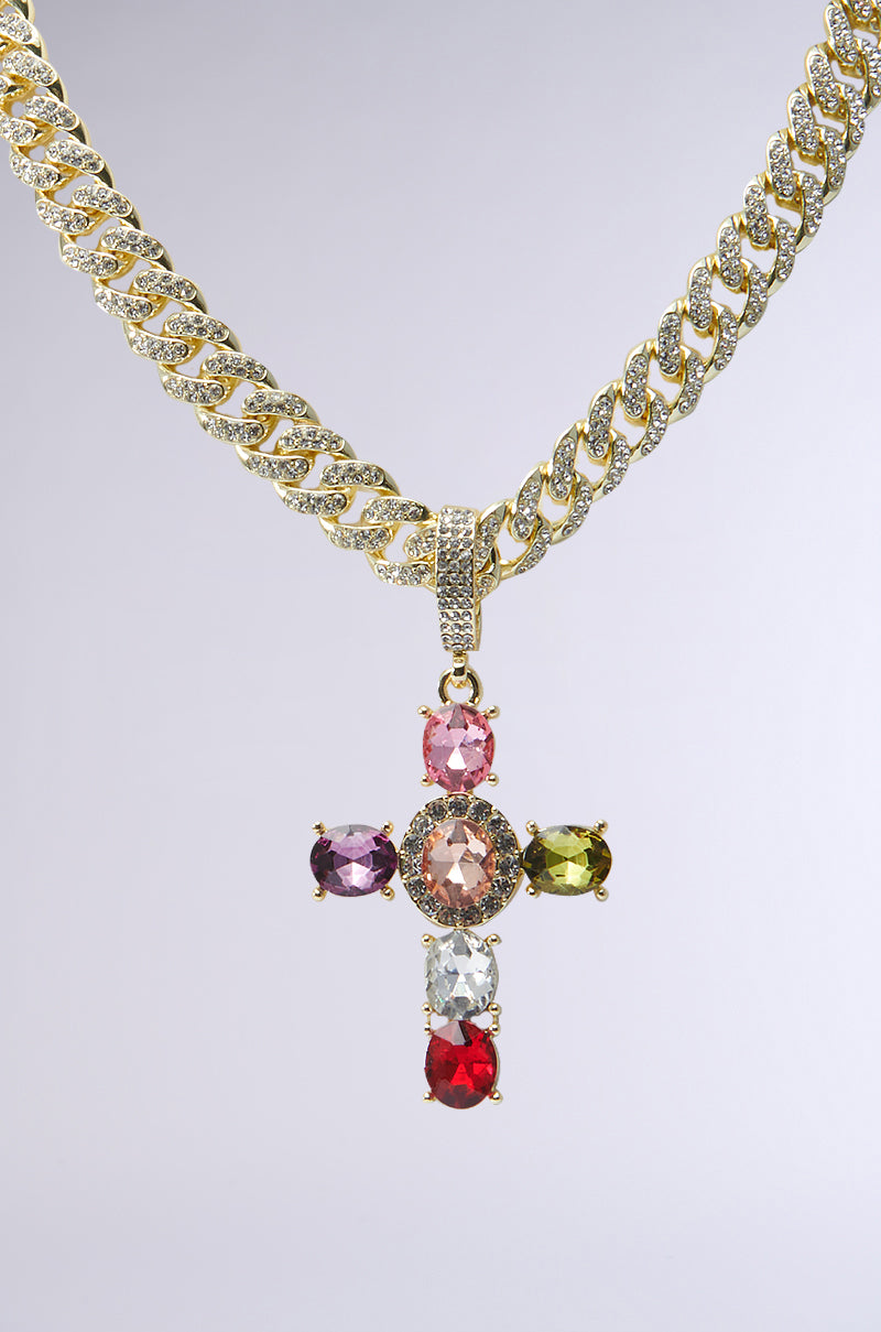 DOLCE VITA CROSS STATEMENT CHAIN