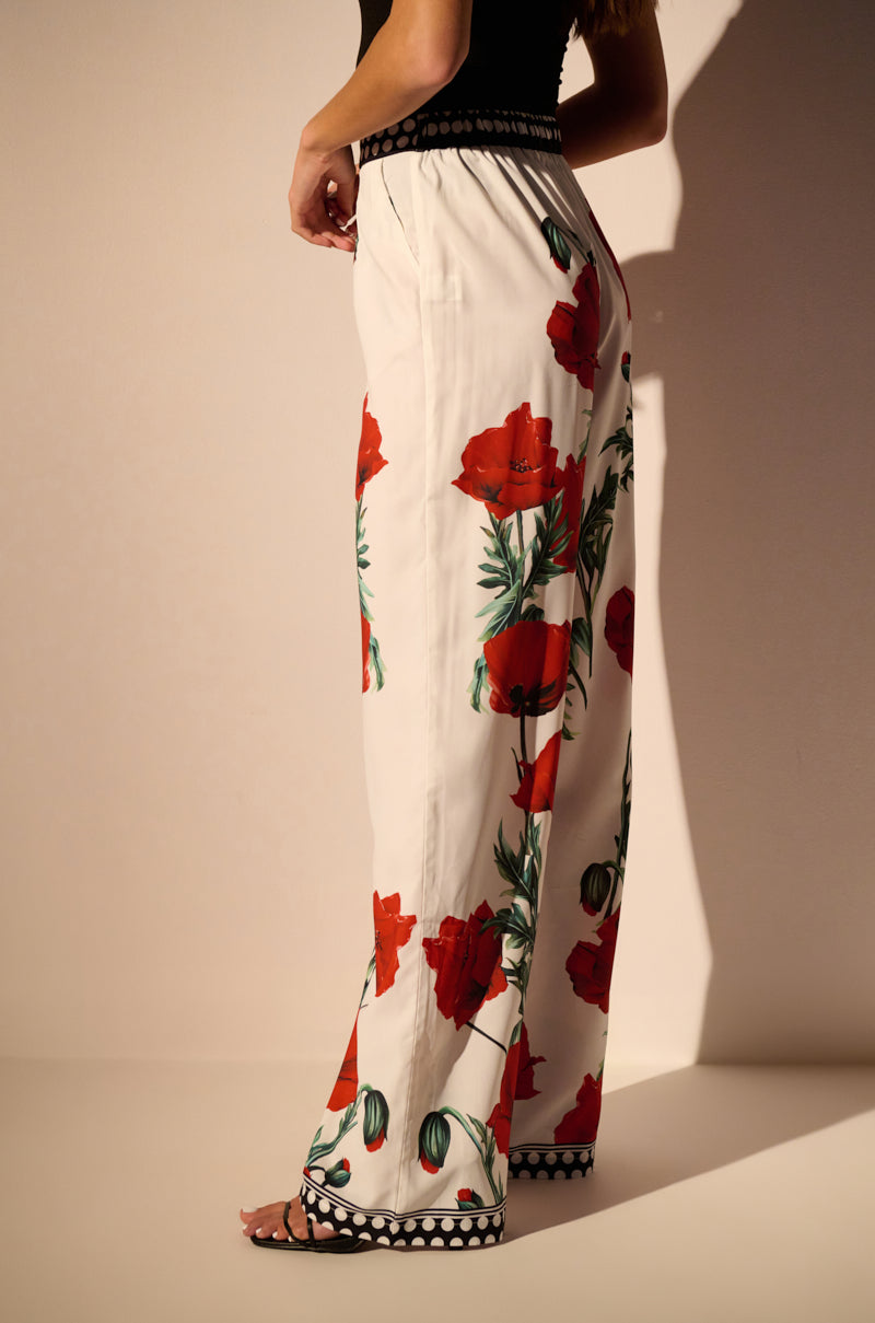 BELLADONNA PRINT PALAZZO PANTS