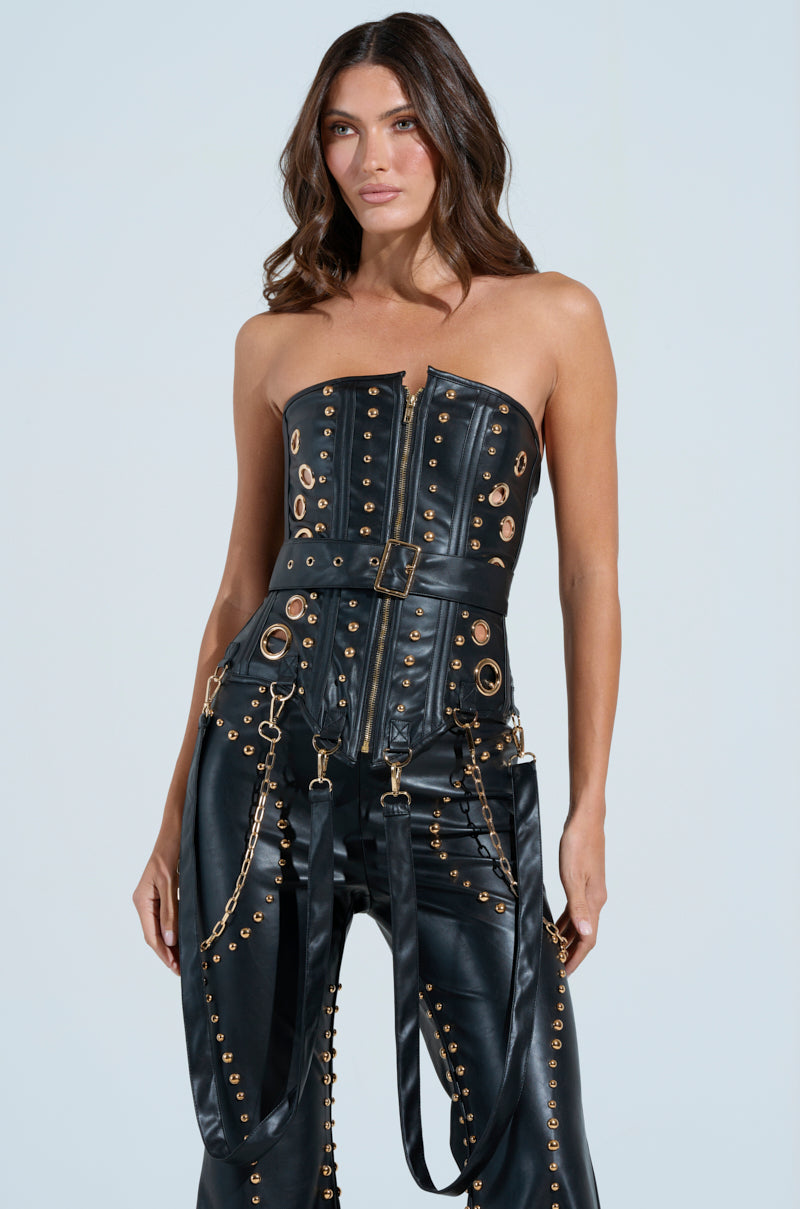 DW STUDDED CORSET