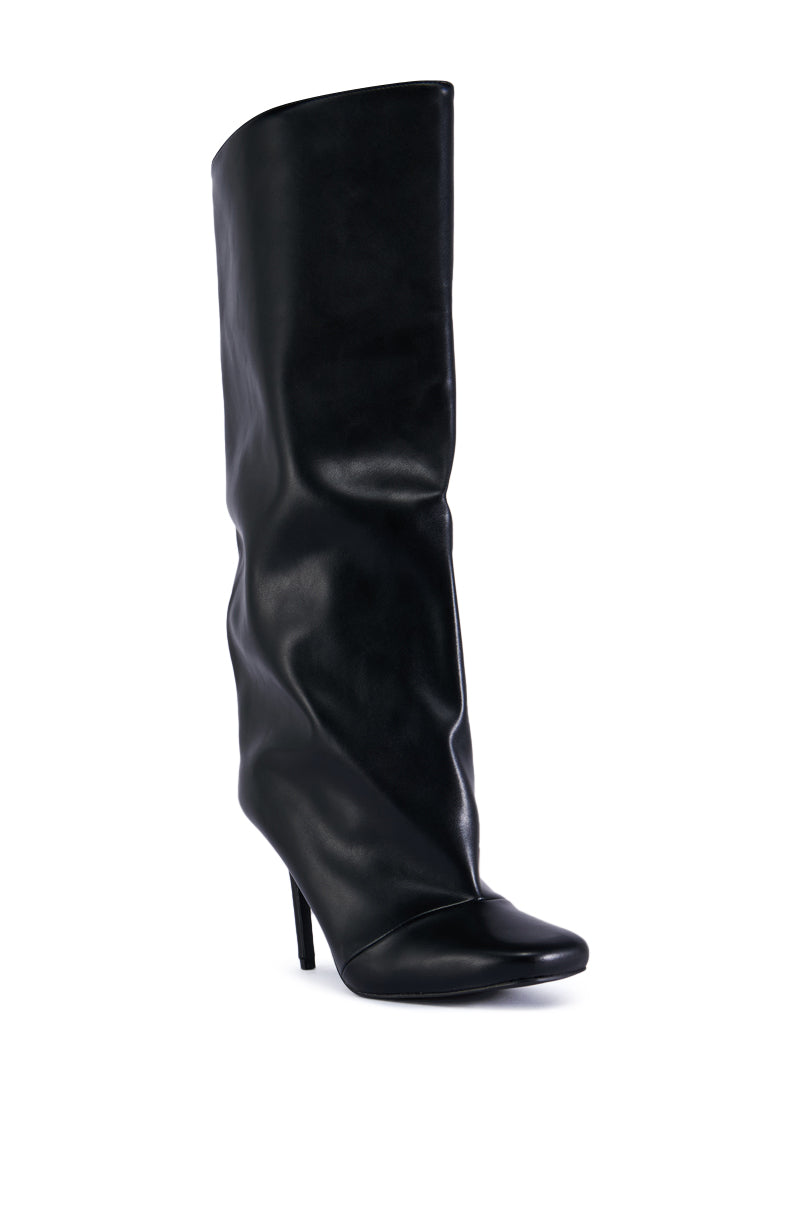 AZALEA WANG REBELITE BLACK STILETTO BOOT