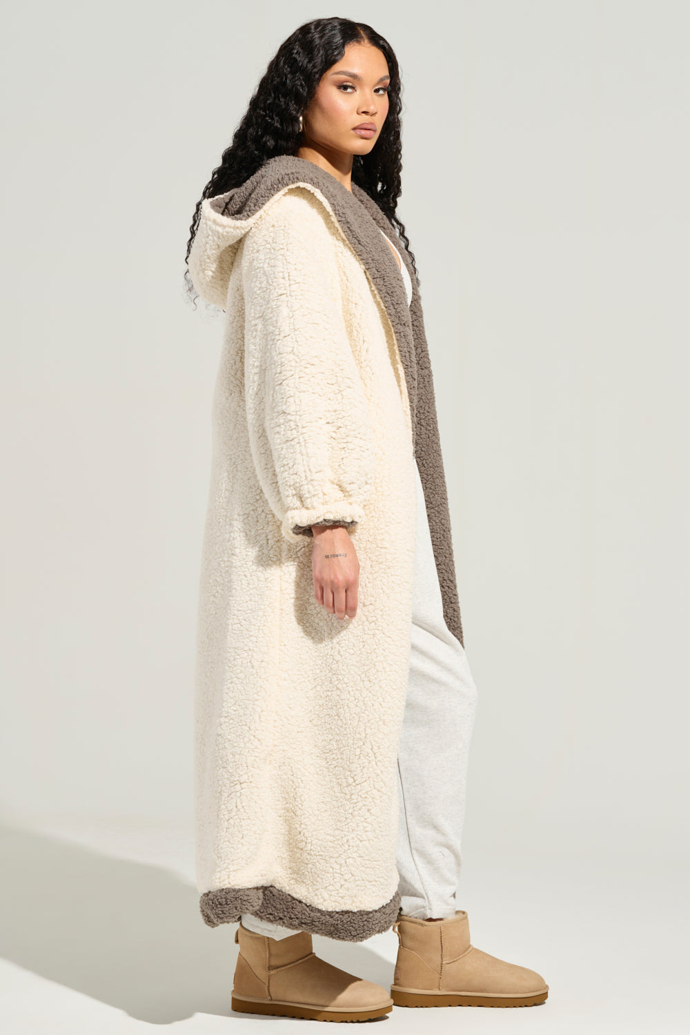 BEAR HUG REVERSIBLE FLEECE TRENCH