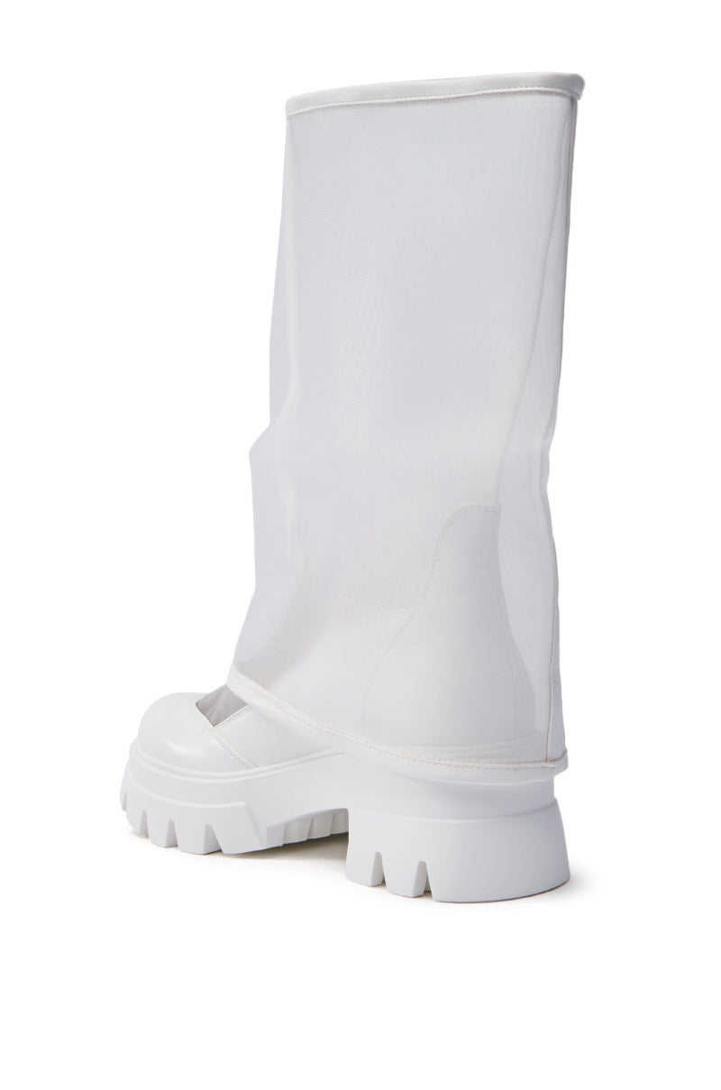 AZALEA WANG BAYE WHITE BOOT