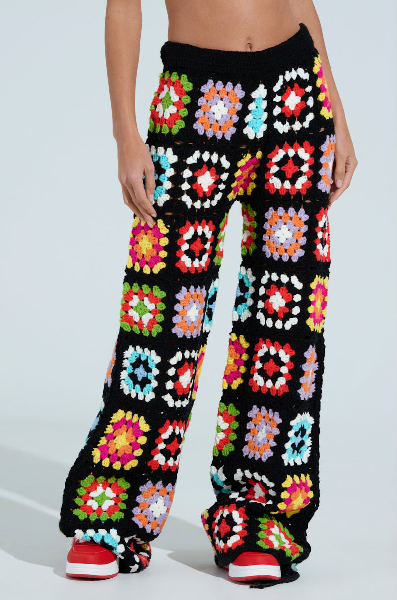 FESTIVAL GIRLY OVERSIZED CROCHET PANT