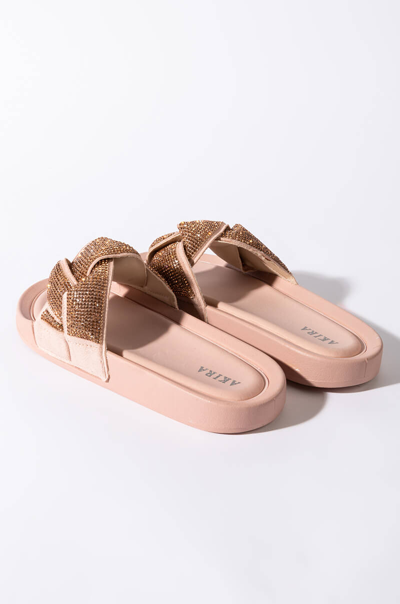 MAKE IT EASY FLAT SANDAL IN PINK