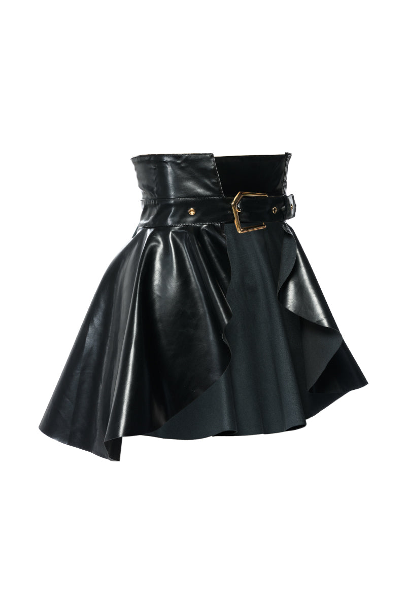 BUCKLE UP MINI SKIRT BELT