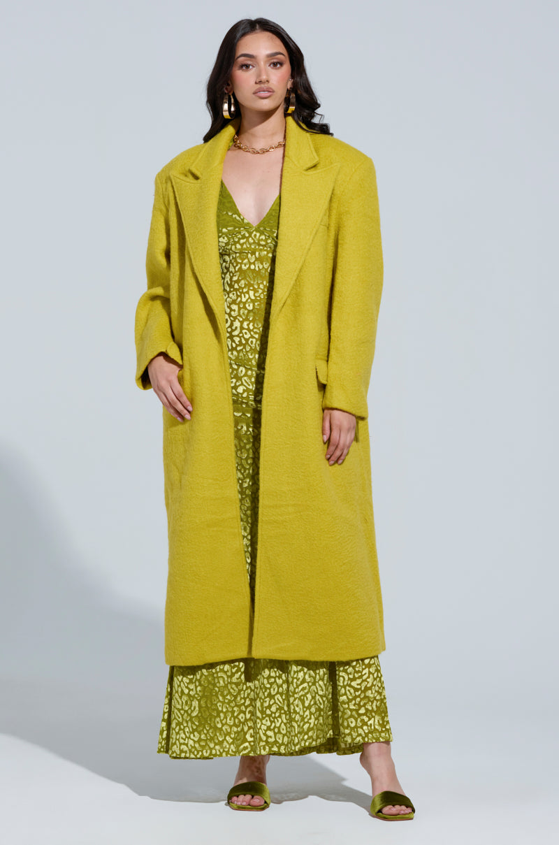 PHOEBE OVERSIZED TRENCH IN GREEN