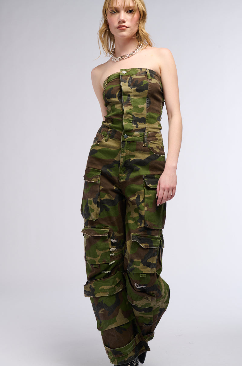 OFF DUTY CAMO JUMPSUIT