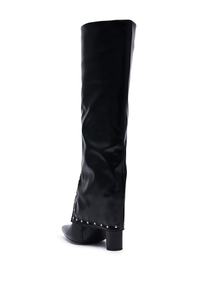 AZALEA WANG VEEVEE BLACK STILETTO BOOT