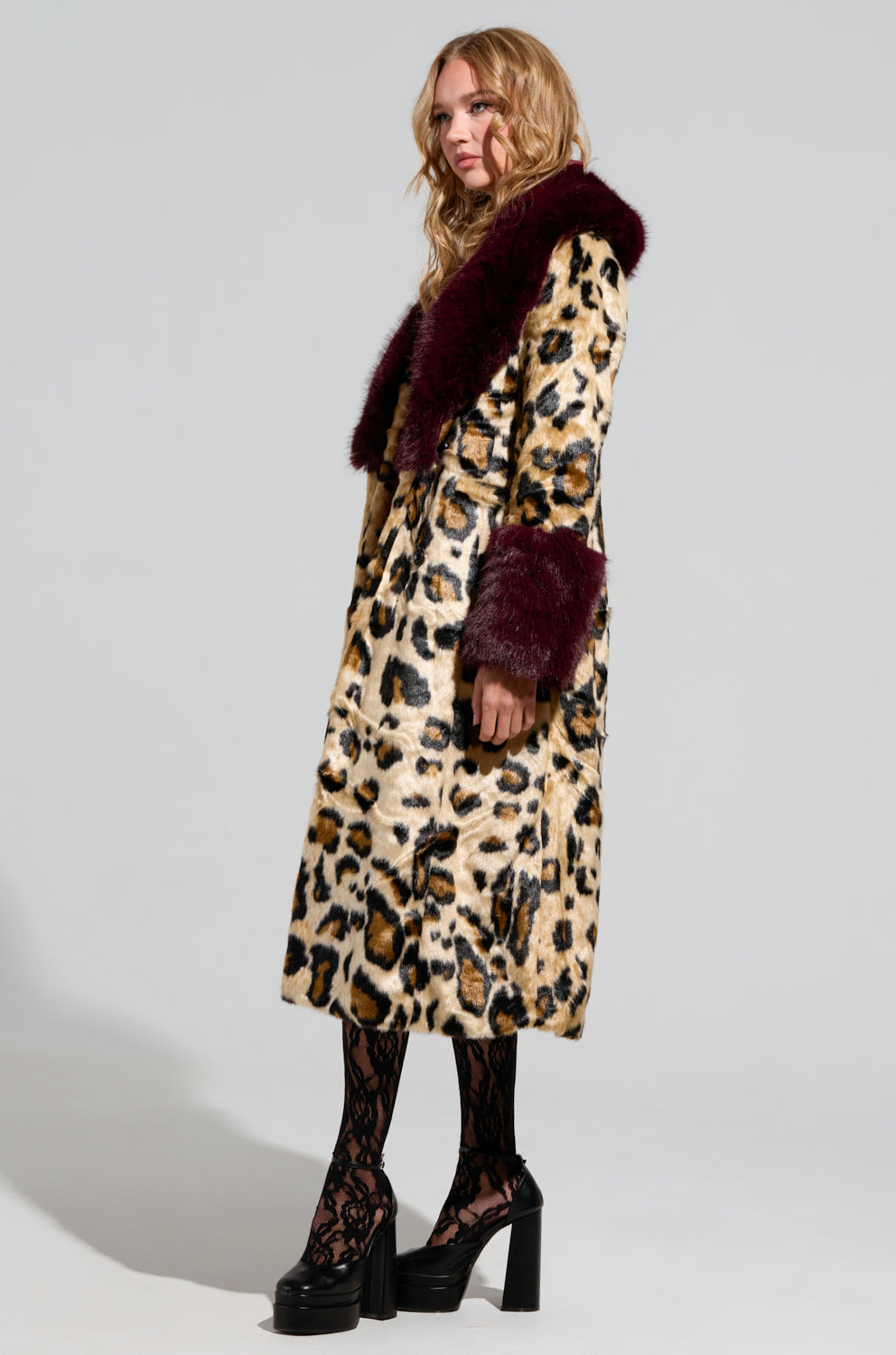 ZAHIRA FAUX FUR TRENCH