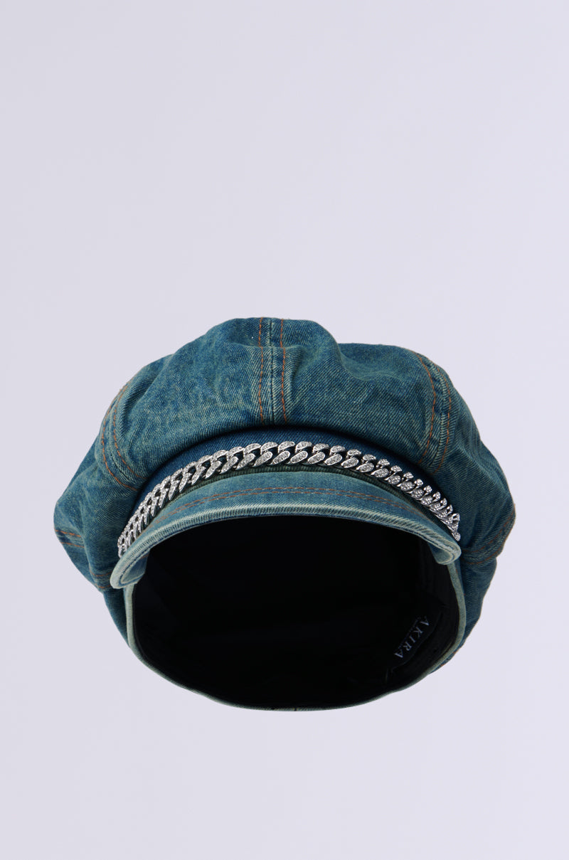 DENIM BLUES BRIM HAT