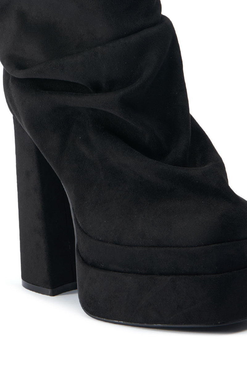 AZALEA WANG LYSANDRA BLACK BOOTIE