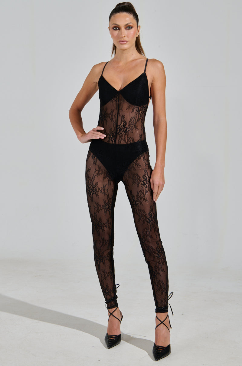 LOOK ALL YOU WANT LACE JUMPSUIT