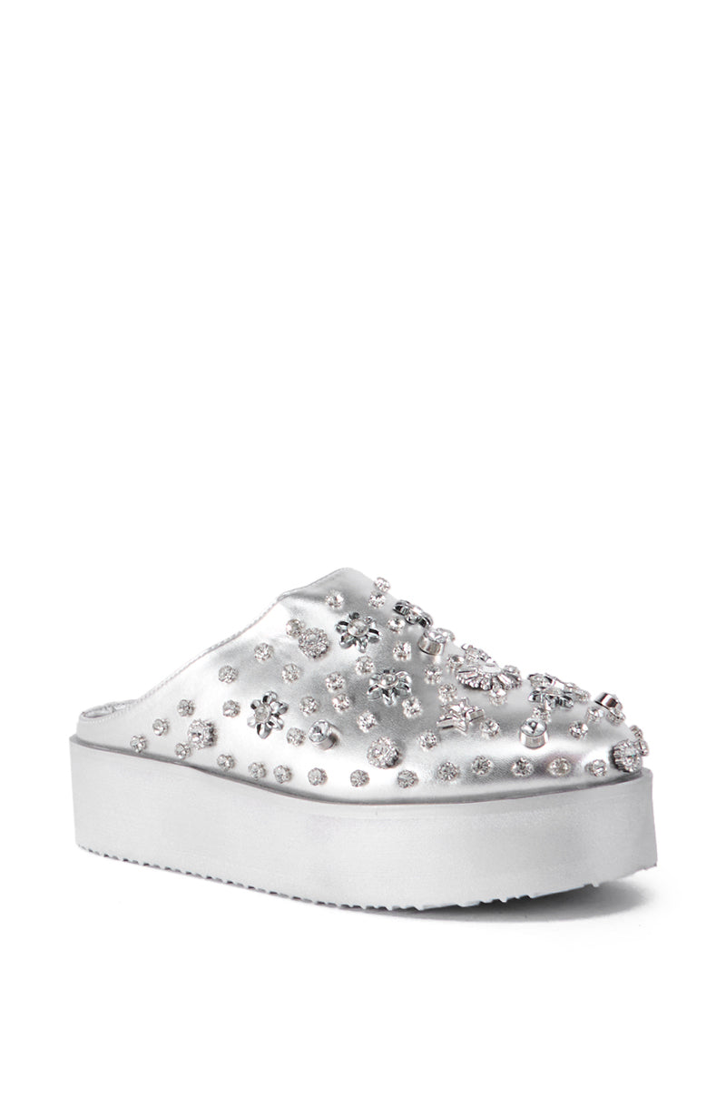 AZALEA WANG VIRTUOUS SILVER FLATFORM