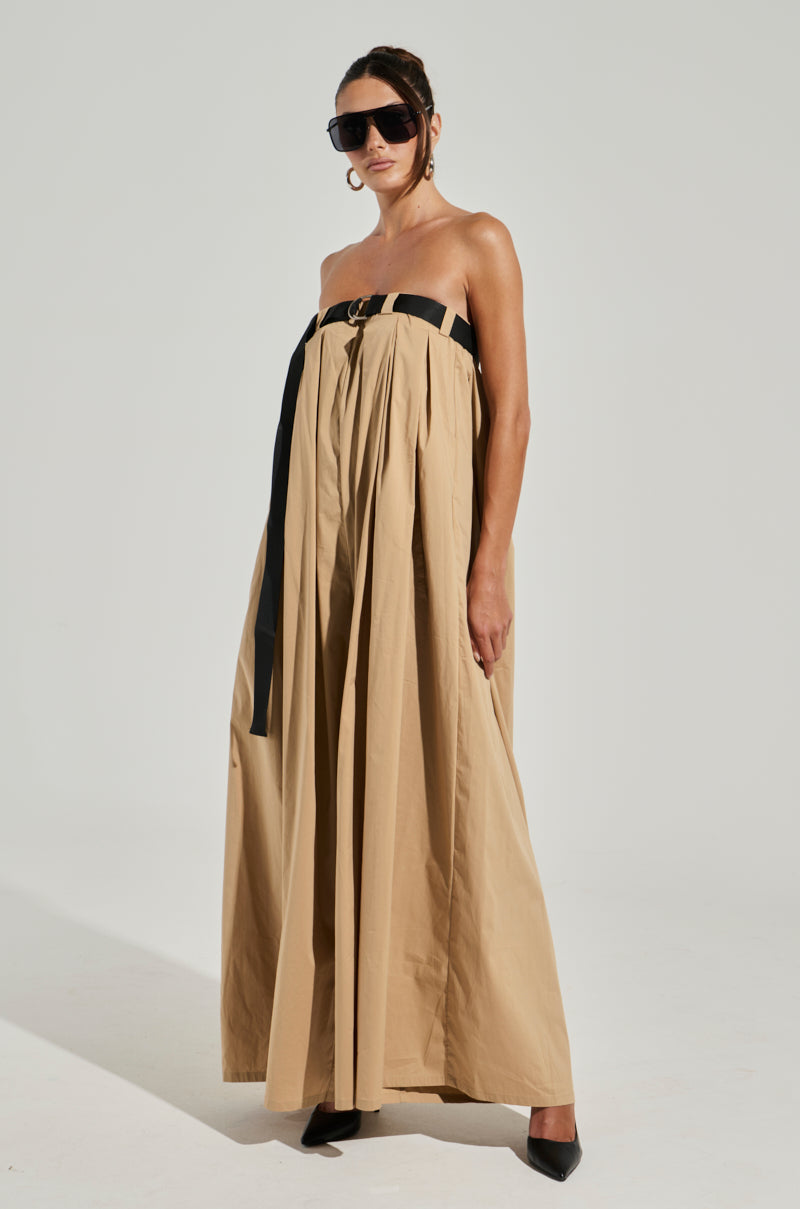 DIANE STRAPLESS OVERSIZED JUMPSUIT