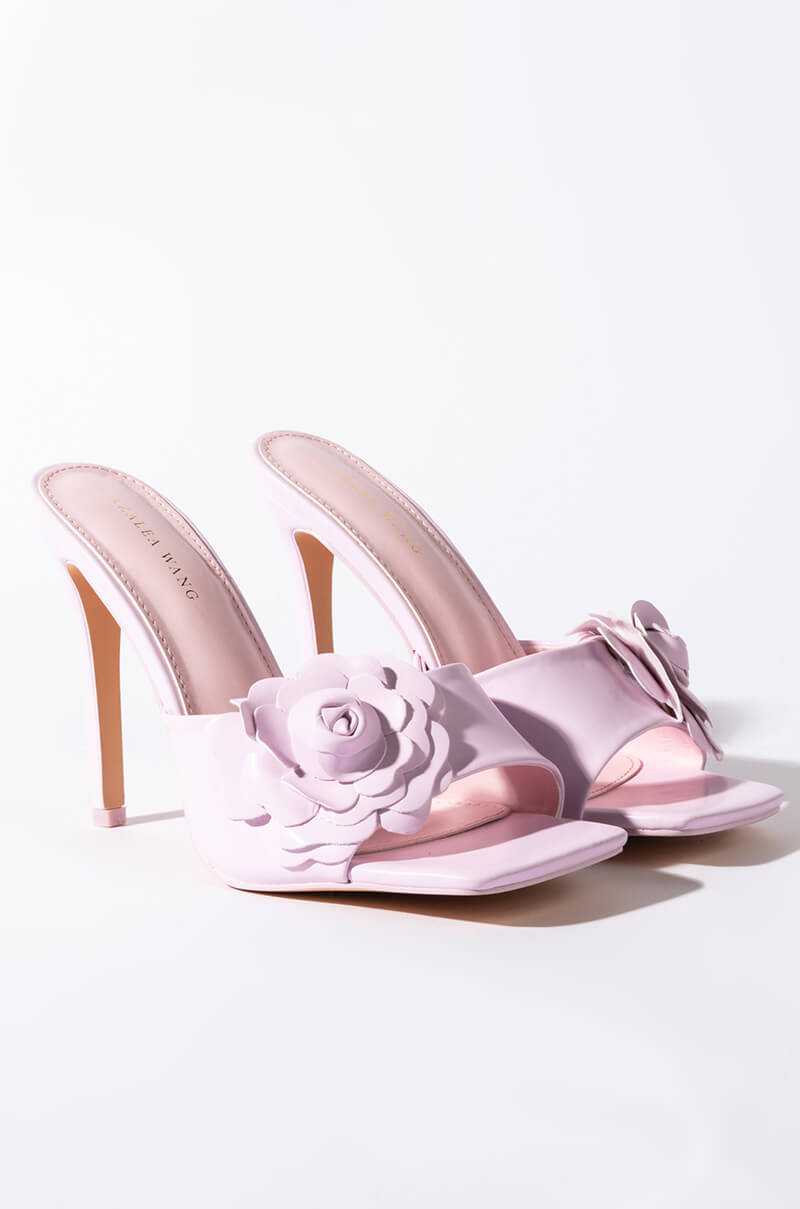 AZALEA WANG NICE GIRL STILETTO SANDAL IN PINK