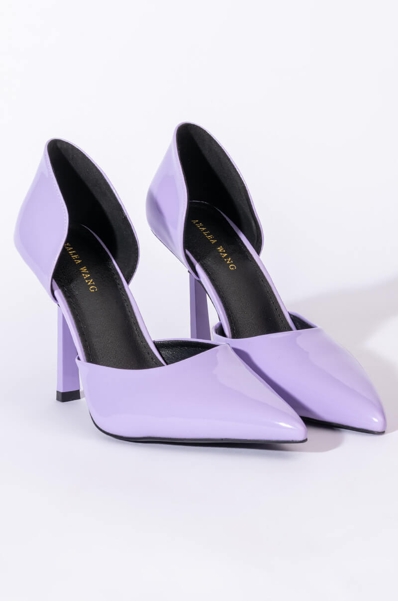 AZALEA WANG DONT TRIP STILETTO PUMP IN PURPLE