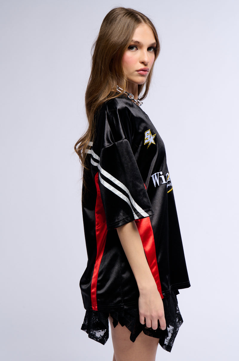 WINNER SQUAD VARSITY JERSEY IN BLACK