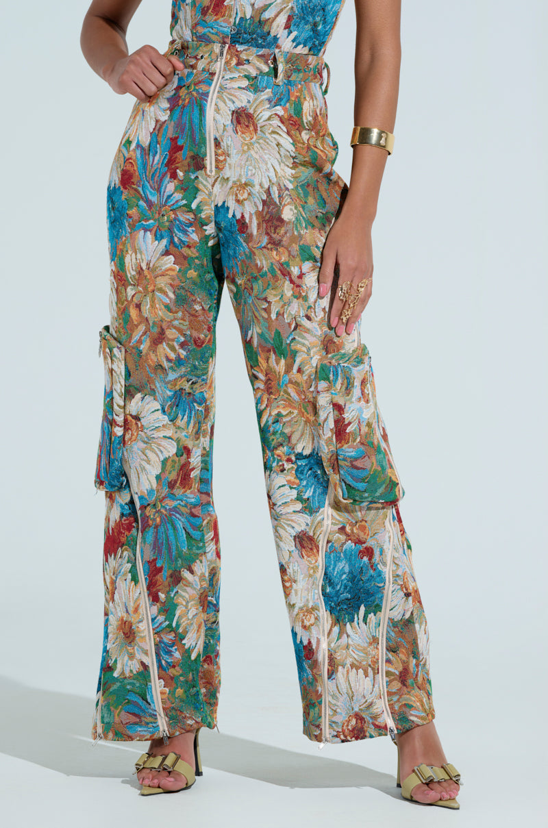 FANTASY CAPTURED COLORFUL CARGO PANT