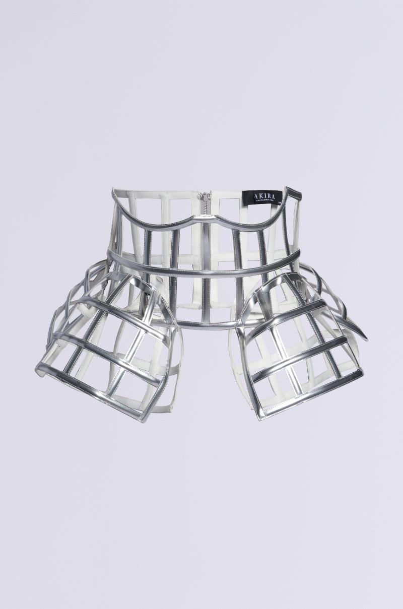 ULTIMATE TEASE METALLIC CAGE BELT