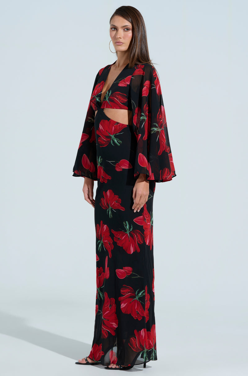 JUNIPER PRINTED MAXI DRESS