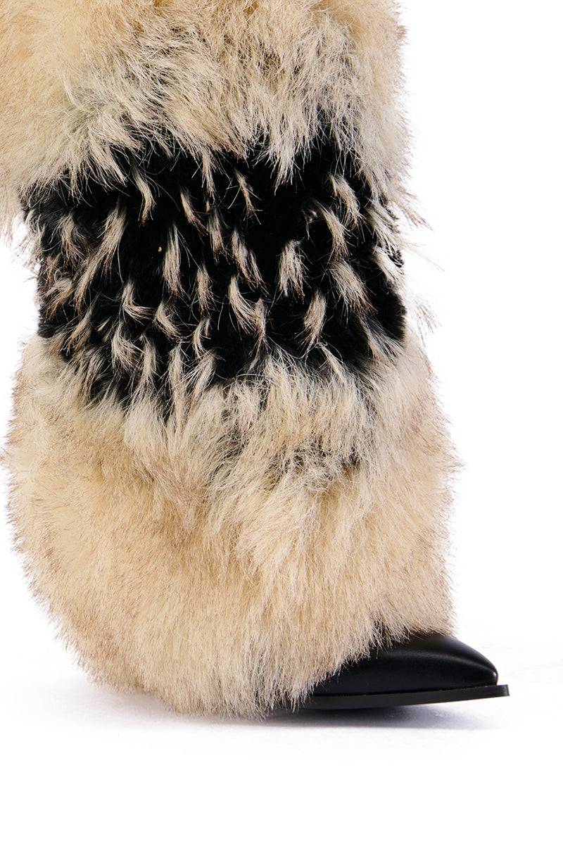 AZALEA WANG EKKO MULTI FUR BOOT