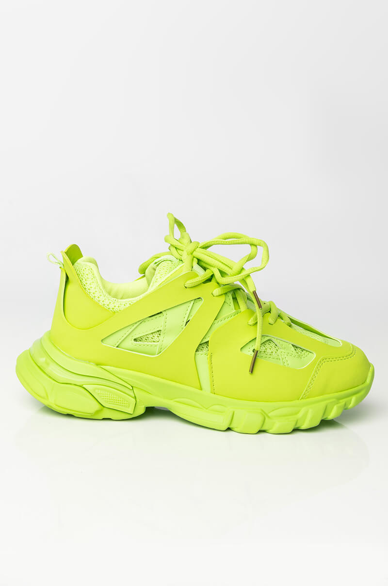 UH HUH HONEY FLAT SNEAKER LIME