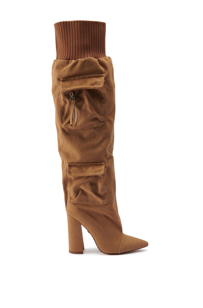 AZALEA WANG JITNEY TAN BOOT