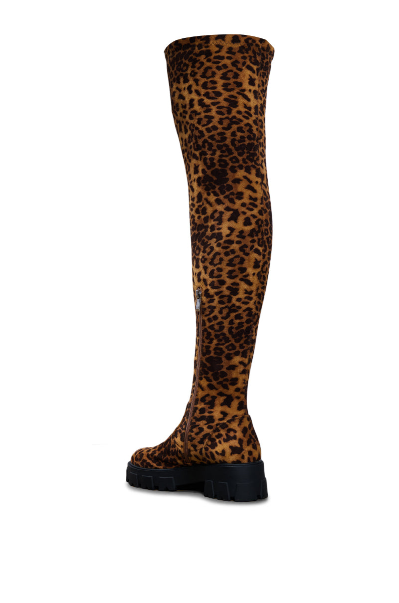 AZALEA WANG ALORA LEOPARD BOOT