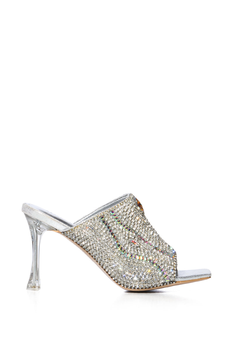 AZALEA WANG SONGSTRESS SILVER SLIP ON SANDAL