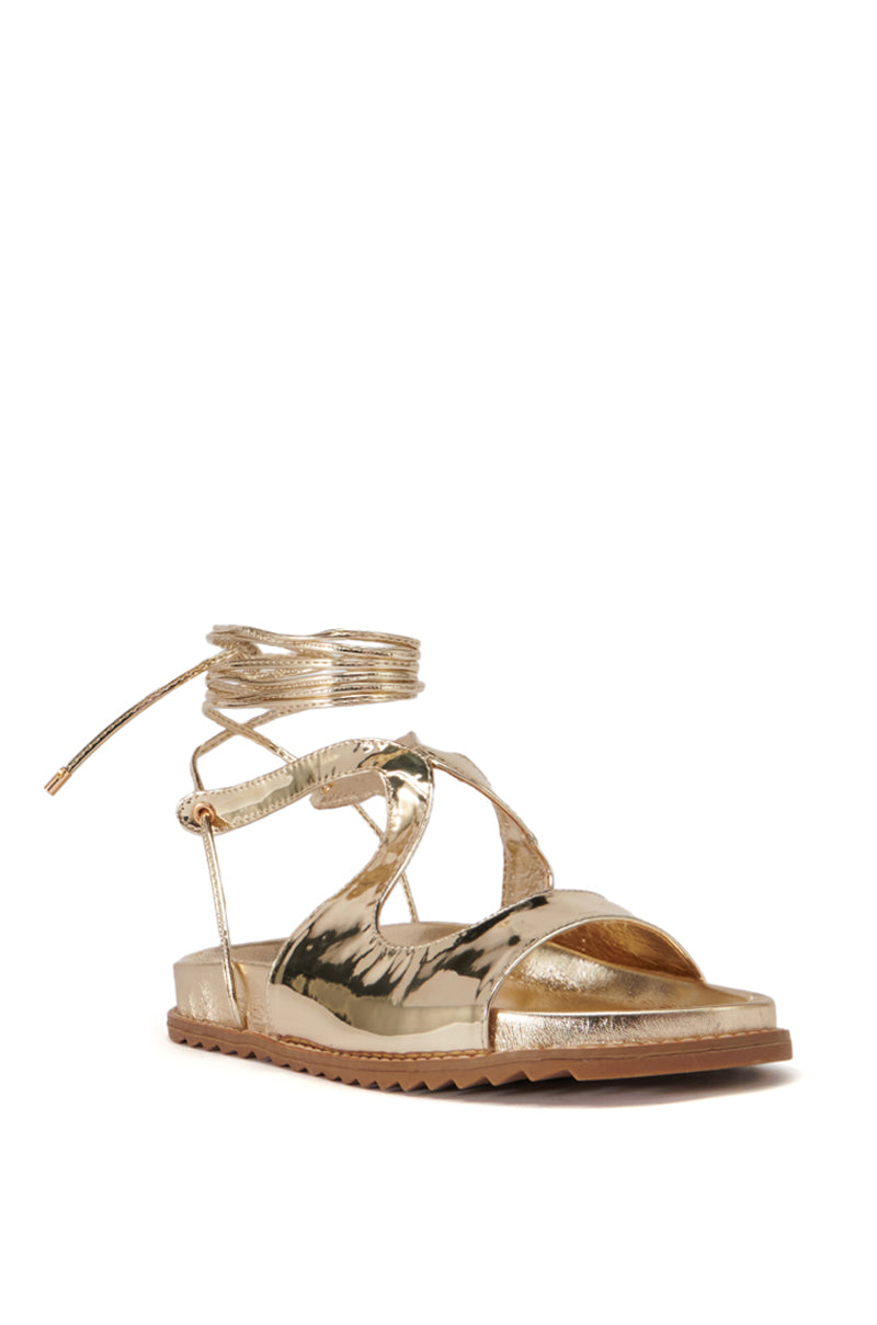 AZALEA WANG CHERYE GOLD GLADIATOR SANDAL