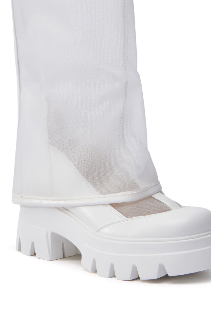 AZALEA WANG BAYE WHITE BOOT