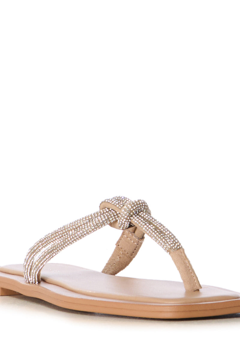 AZALEA WANG IVELLA SILVER ROPE SANDAL