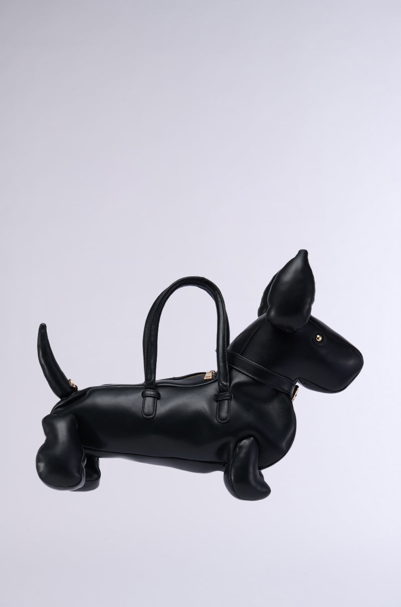 BARK BACK PU DOG PURSE