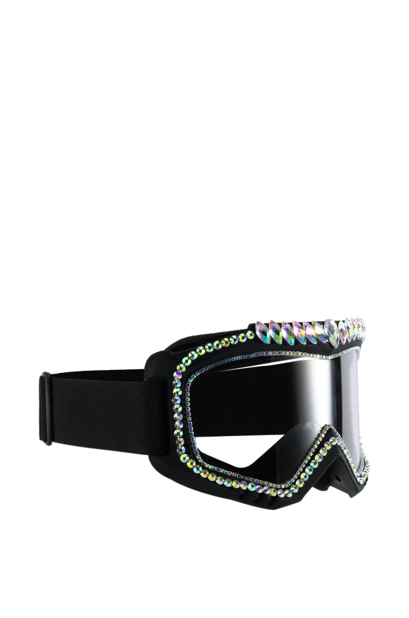 APRES SKI RHINESTONE SKI GOGGLES