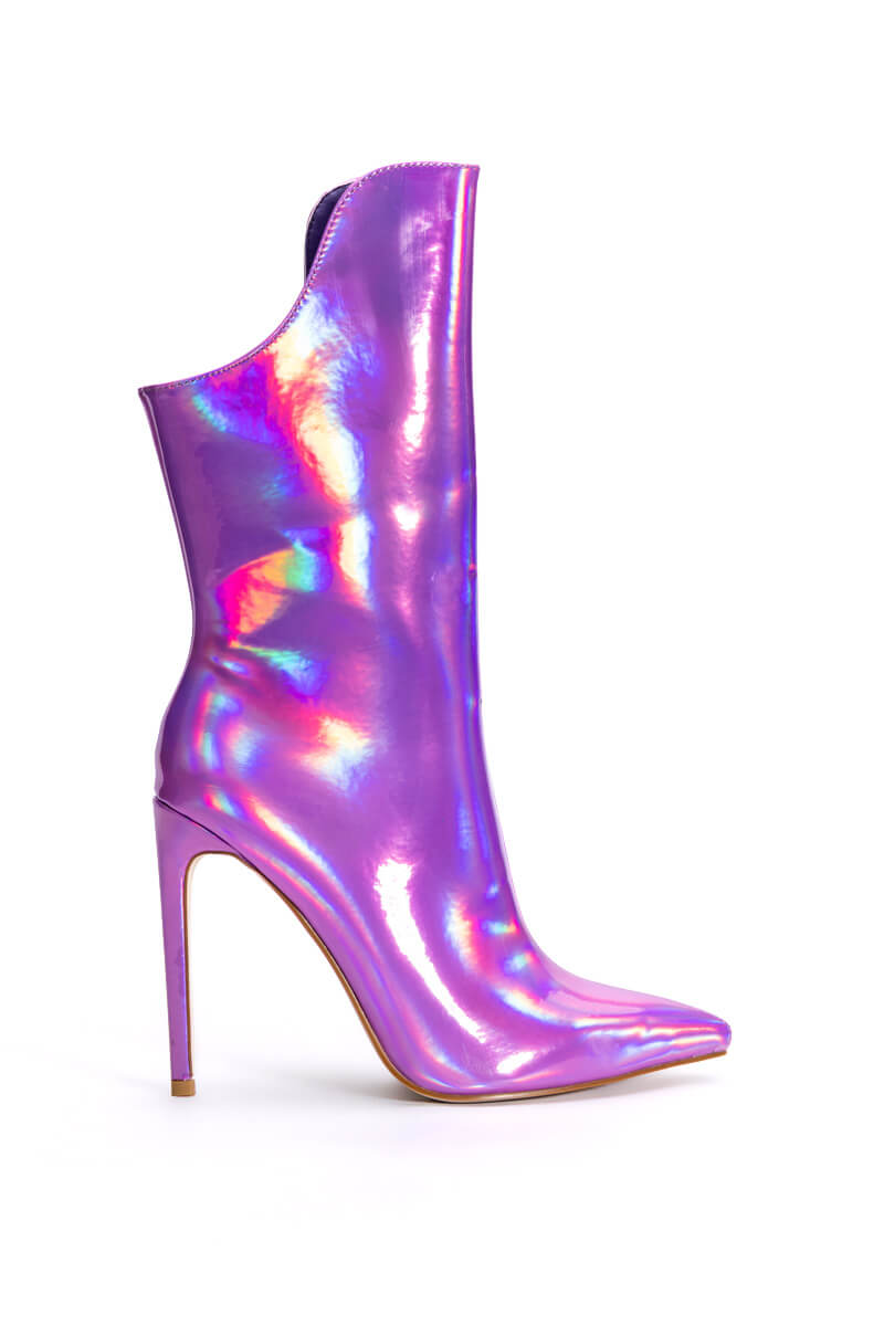 AZALEA WANG HALO SEXY BOOTIE IN PURPLE