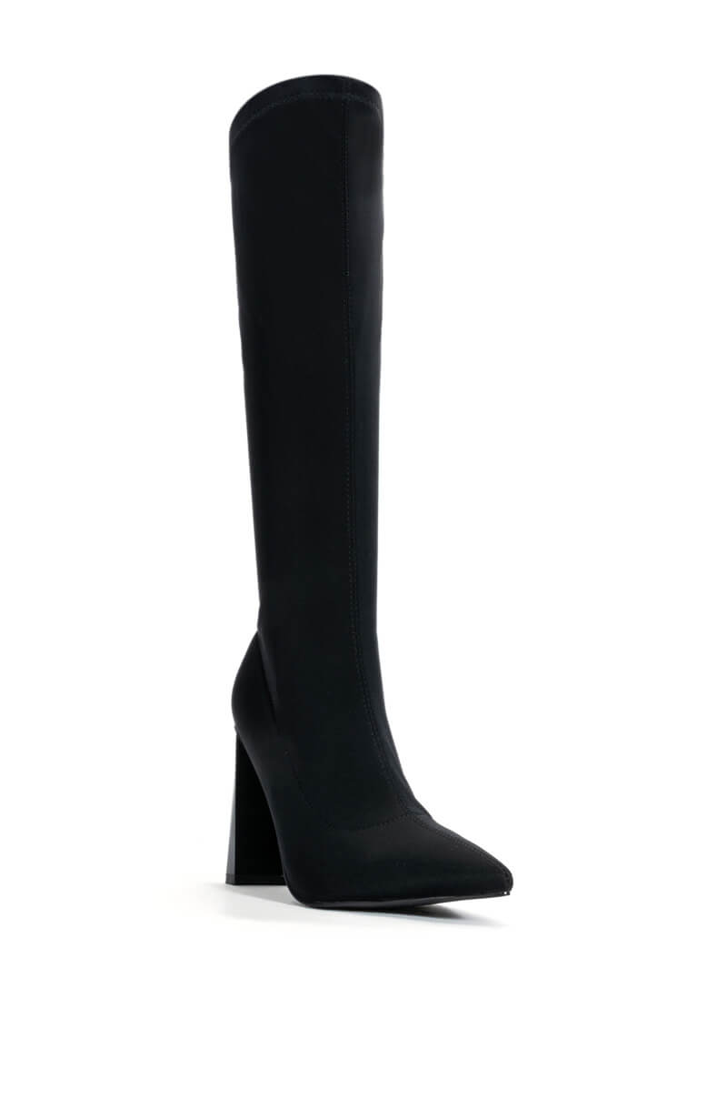 AZALEA WANG ESTATE NEOPRENE BOOT IN BLACK