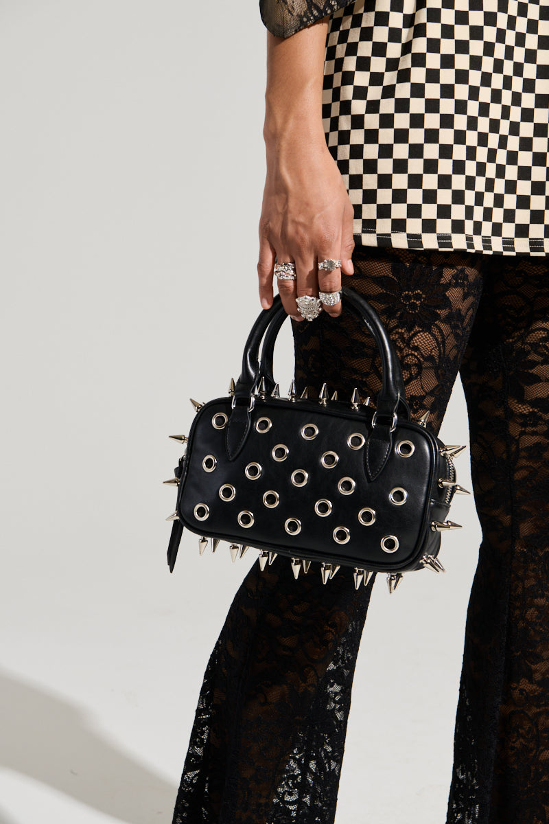 SPIKED OUT EMBELLISHED PURSE