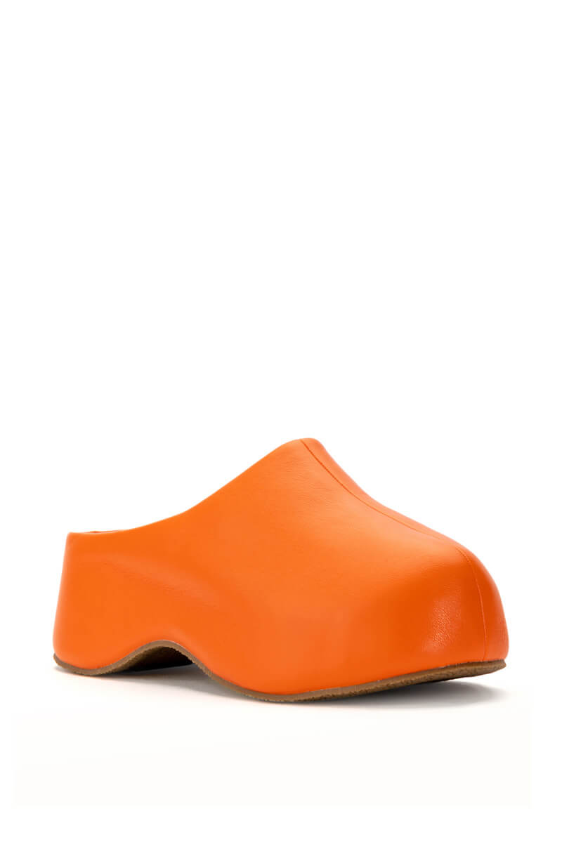 EMELIA EMBELLISHED CLOG IN ORANGE