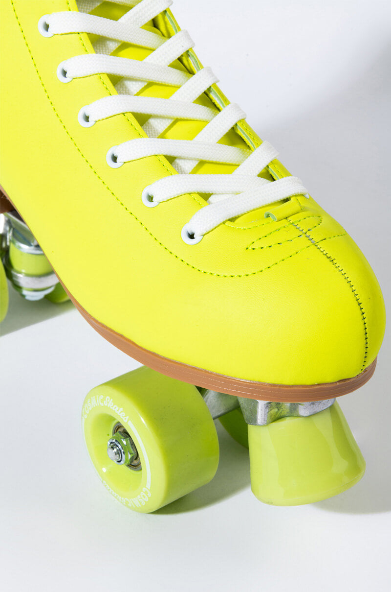 COSMIC SKATES JOSIE LIME ROLLER SKATES