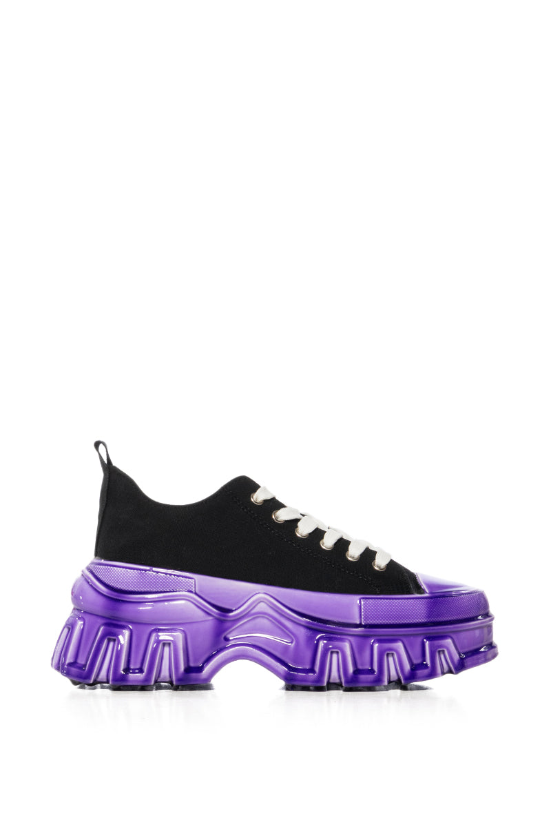 THE BLOG PURPLE SOLE SNEAKER