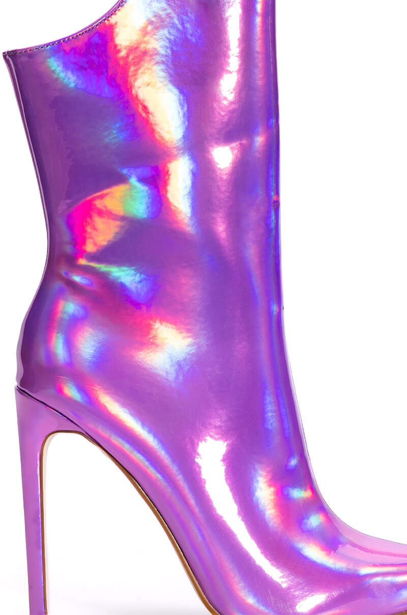 AZALEA WANG HALO SEXY BOOTIE IN PURPLE