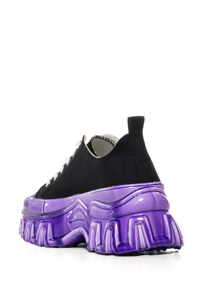 THE BLOG PURPLE SOLE SNEAKER