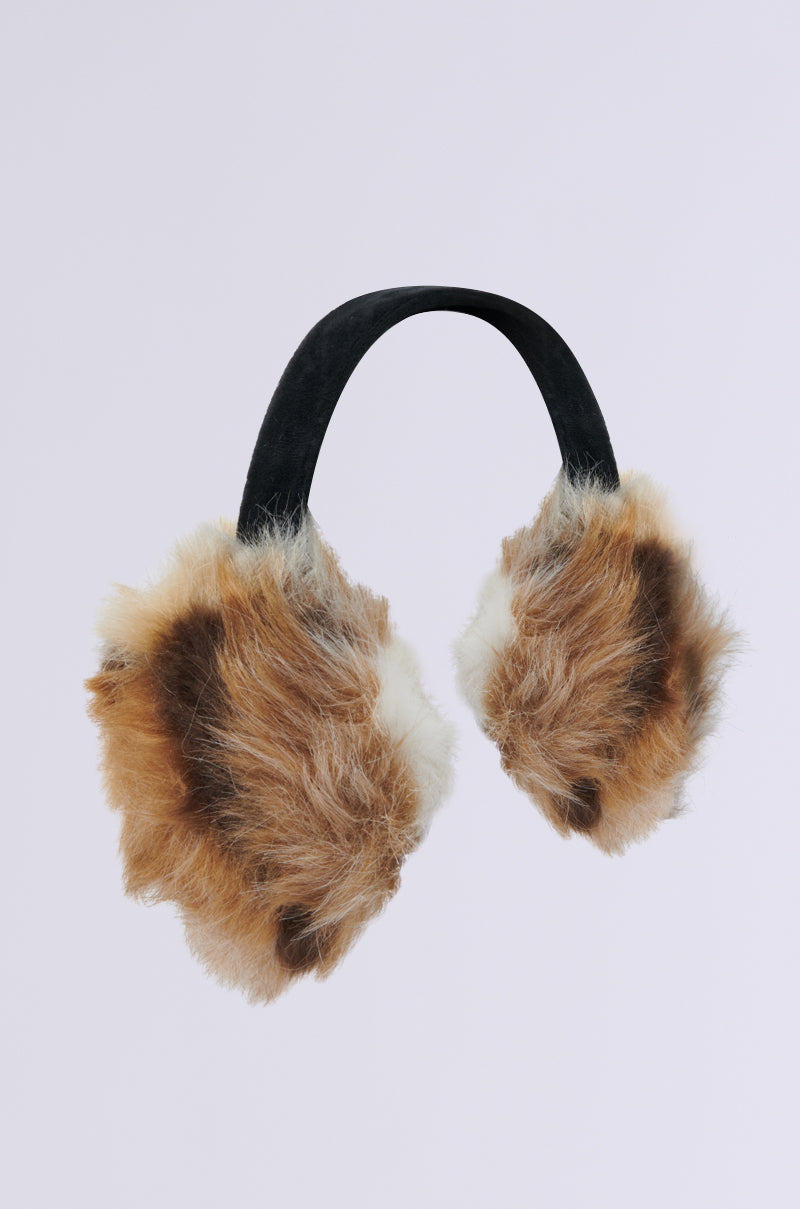 WILD ONE FAUX FUR EAR MUFFS